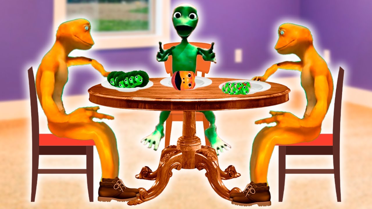 Patila and Dame Tu Cosita Animation / Patila's, El Chombo's Friends Came to Visit &mdash; For Lunch All