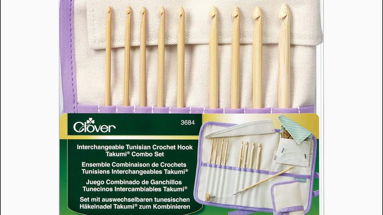 Clover Interchangeable Tunisian Crochet Hook Set | REVIEW | What do I buy? #tunisiancrochet