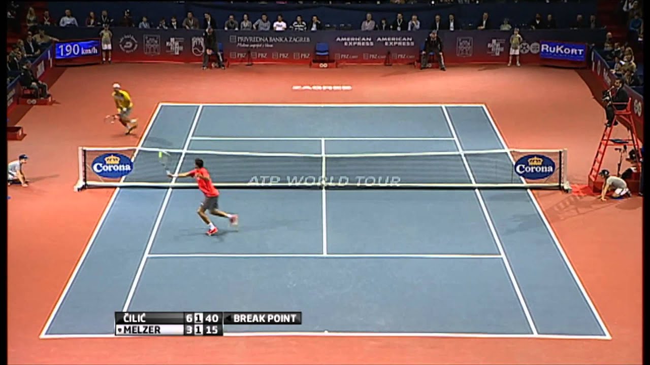 Marin Cilic vs Jurgen Melzer Zagreb ATP Tennis Open [Final 10/02/13]