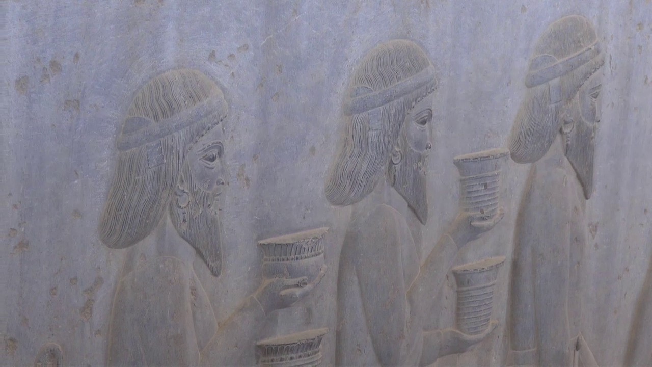 PERSEPOLIS_ the Eastern Staircase of the APADANA