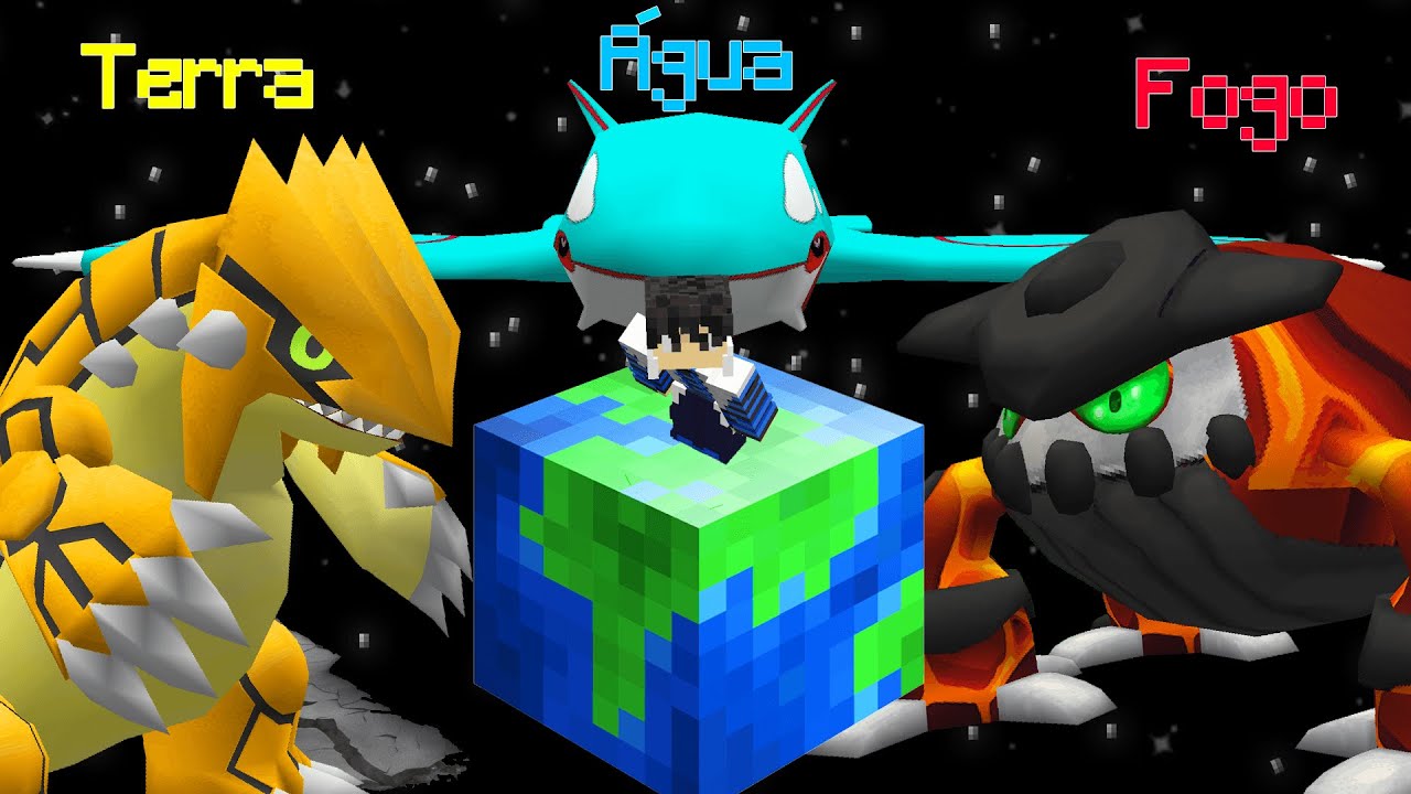ESSES POKÉMONS ELEMENTAIS VÃO DESTRUIR O MINECRAFT PIXELMON!
