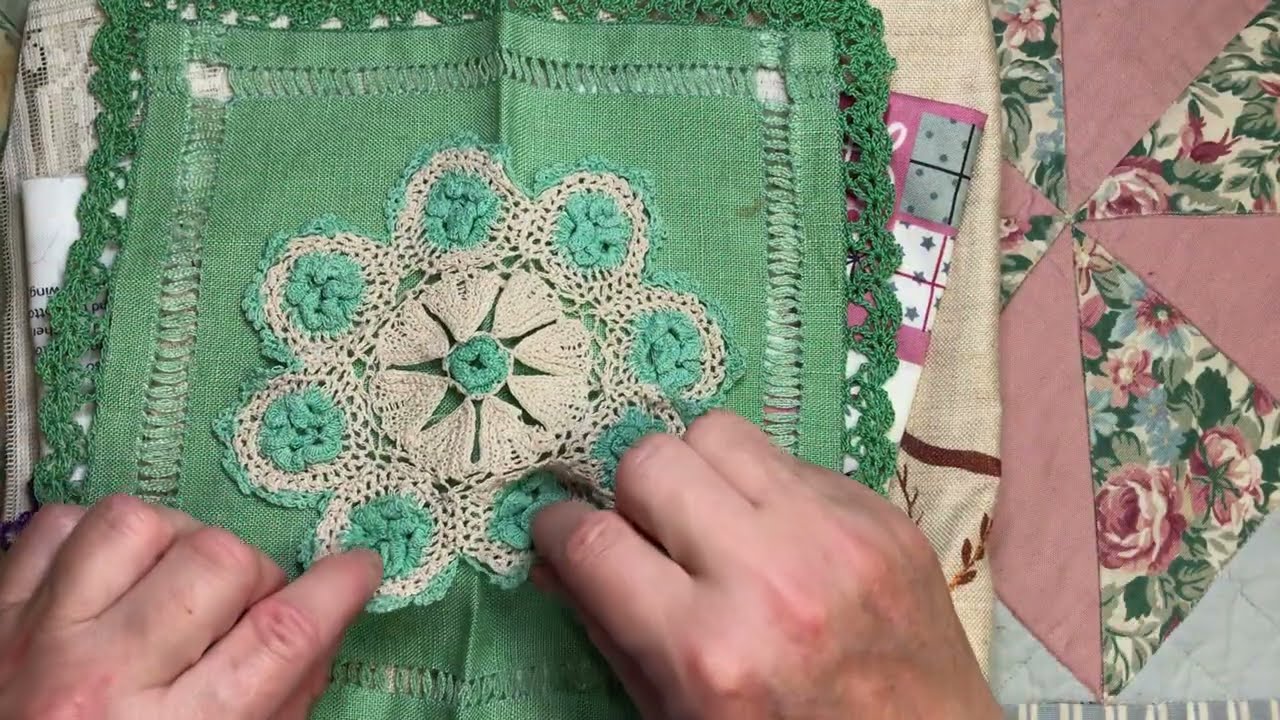 #ThriftyThursday haul | happy mail gifts | winners of my vintage yarn guessing game #slowstitching