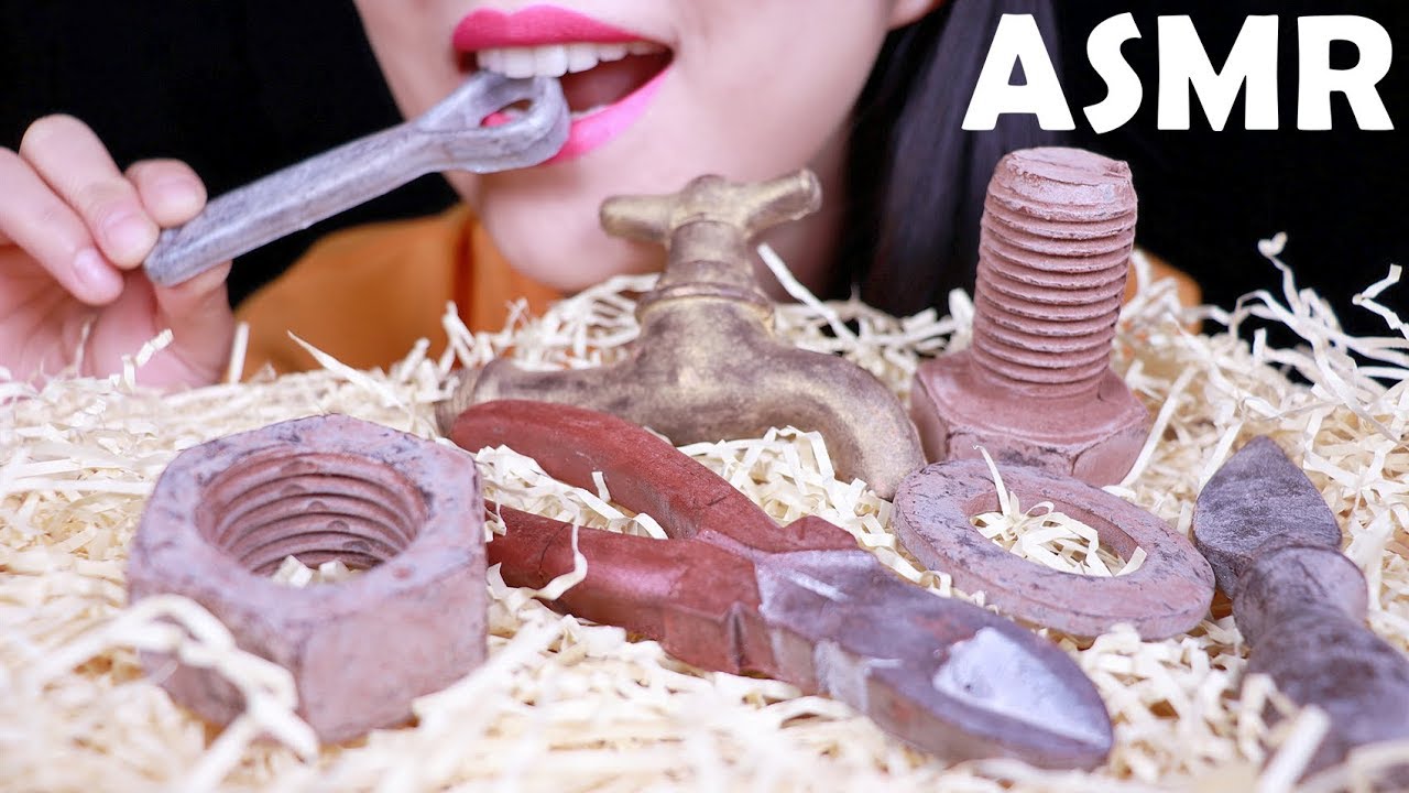 ASMR Chocolate Tools | Chocolate Eating Sounds | 초콜릿 리얼사운드 먹방 | チョコレートを食べる | ASMR Food All | Abbey