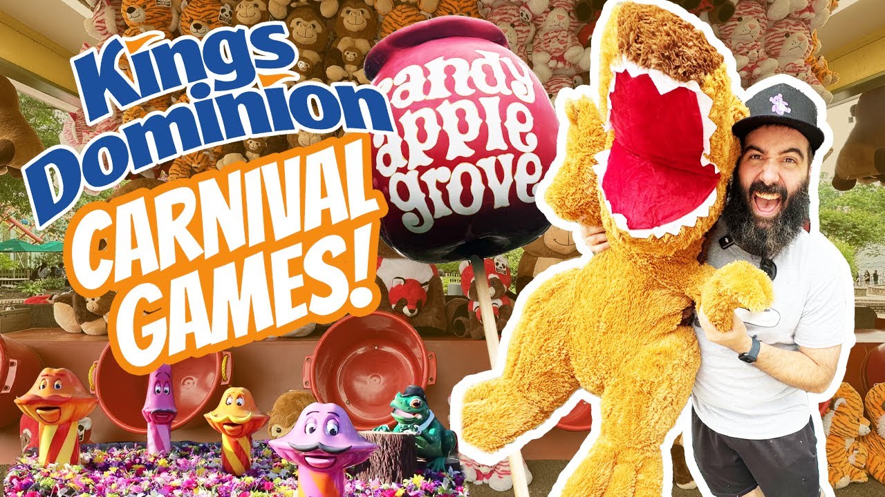 Big Prizes and Big Wins at the Kings Dominion Carnival Games!