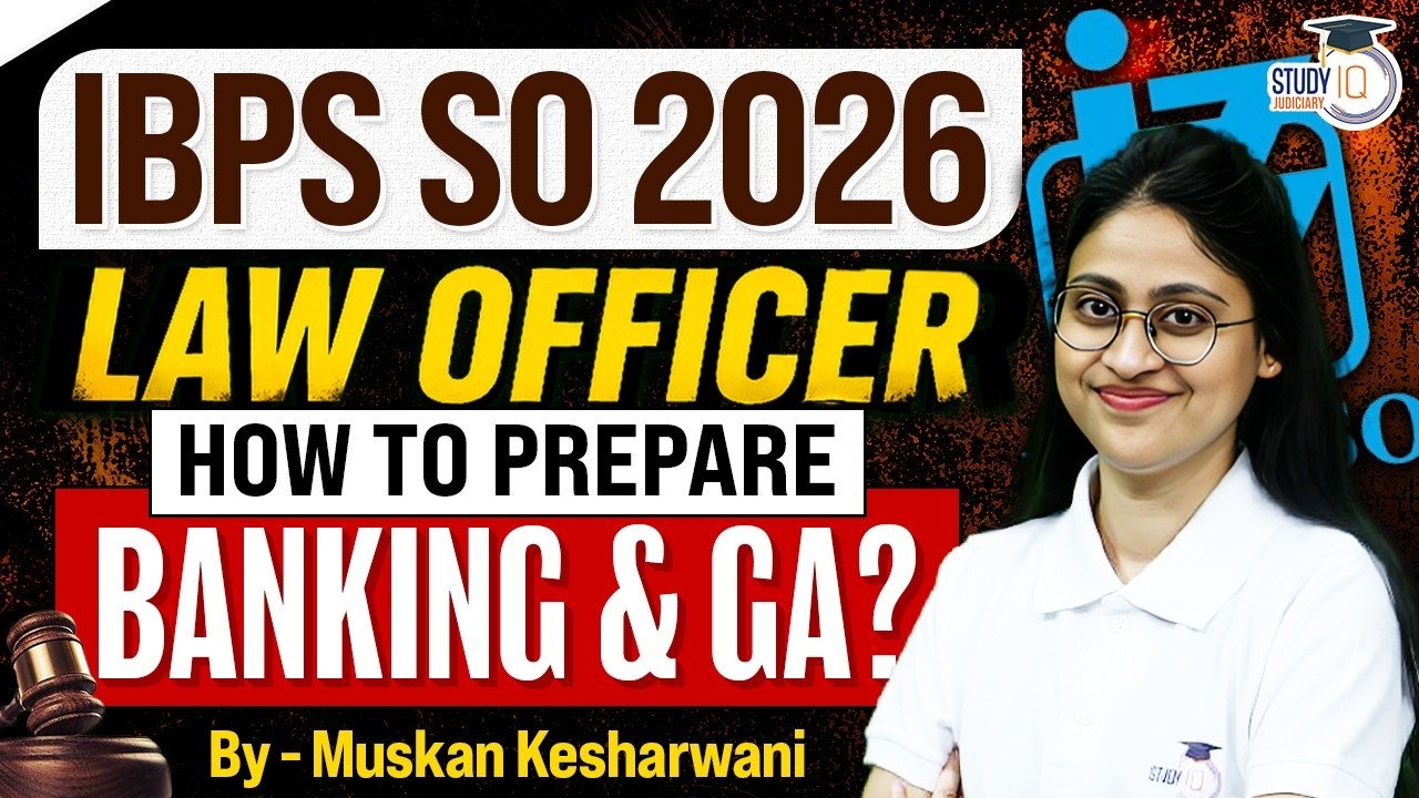 IBPS SO 2026| Law Officer| How to Prepare For Banking & GA| Complete Guide| Muskan Mam