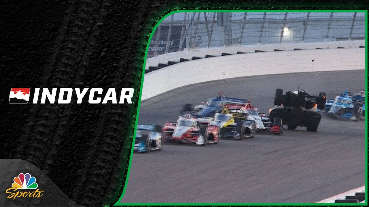 Will Power, Alexander Rossi stack up on late restart at WWT Raceway | Motorsports on NBC