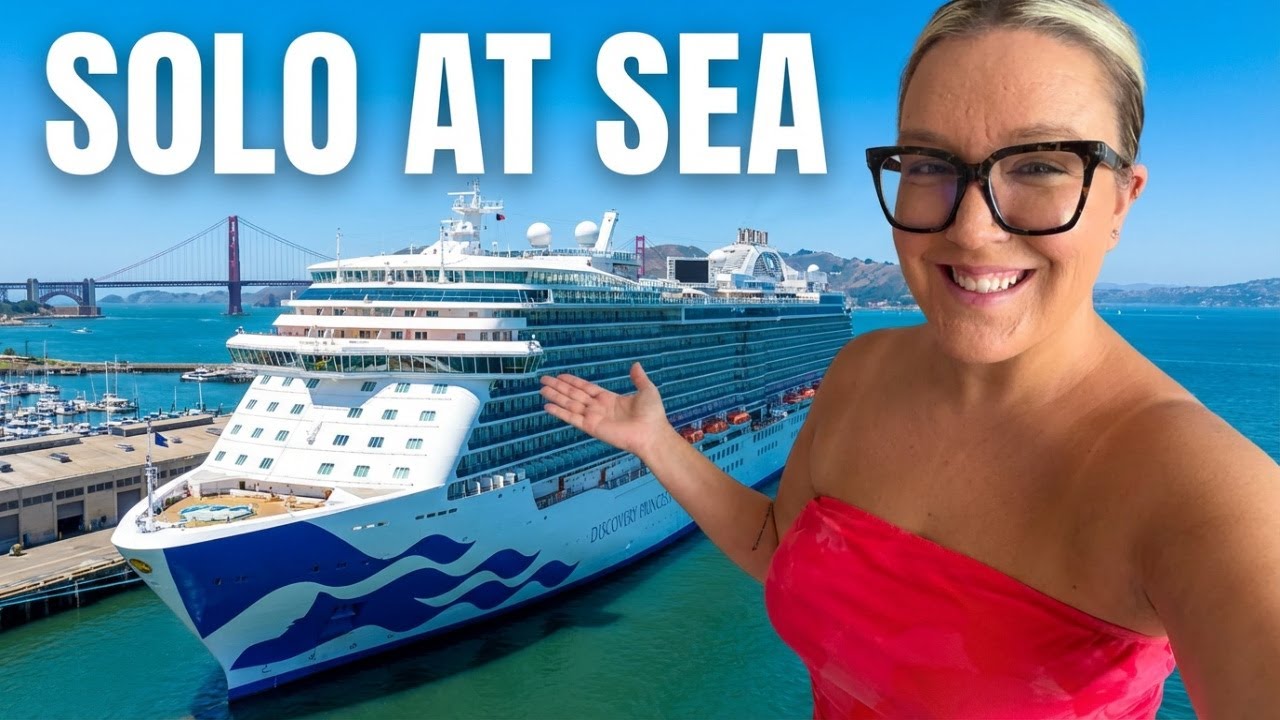 Solo at Sea: Boarding the Discovery Princess for the First Time | Embarkation Day - California Coast