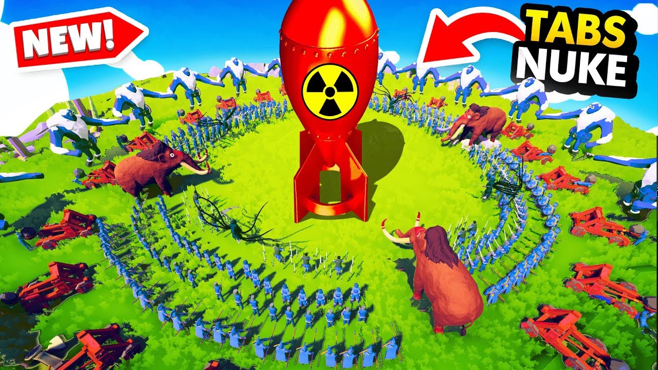GOD POWERS NUKE vs IMPOSSIBLE BATTLES (TABS)
