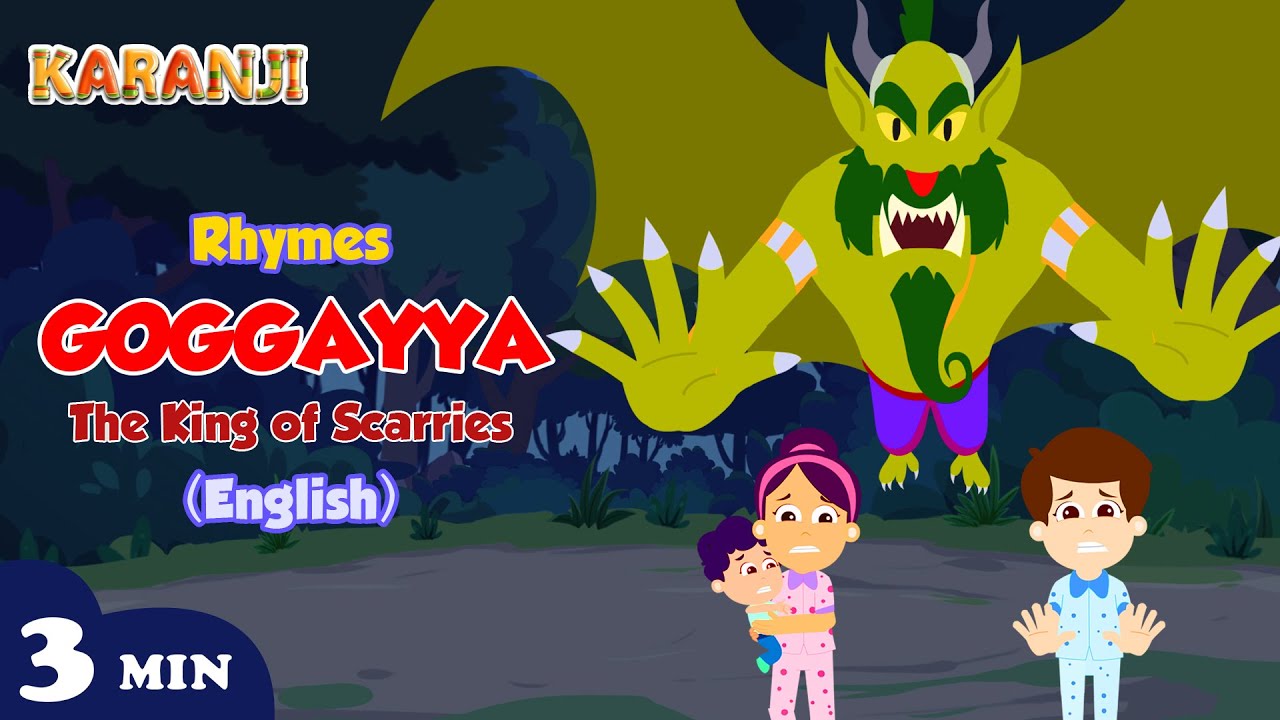 HALLOWEEN SONGS I GOGGAYYA I KARANJI ENGLISH  KIDS RHYMES & SONGS