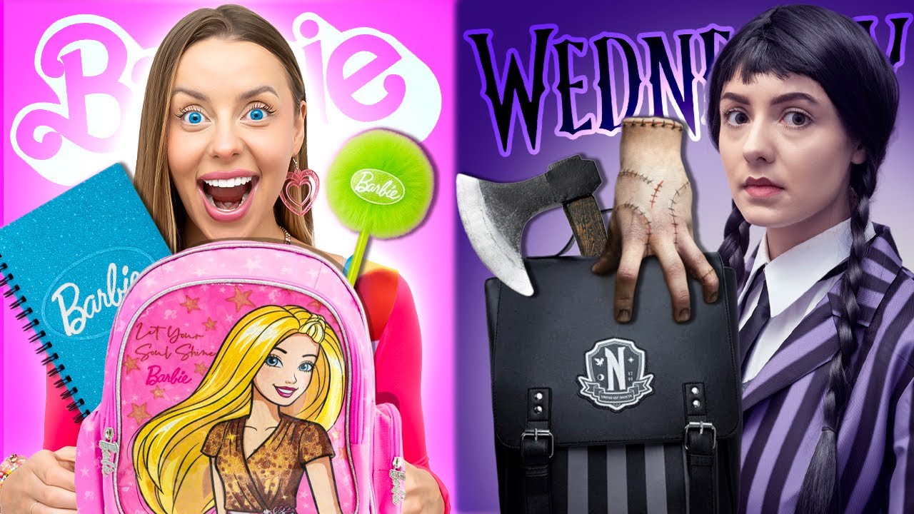 Szkolna WYPRAWKA- Barbie vs Wednesday!