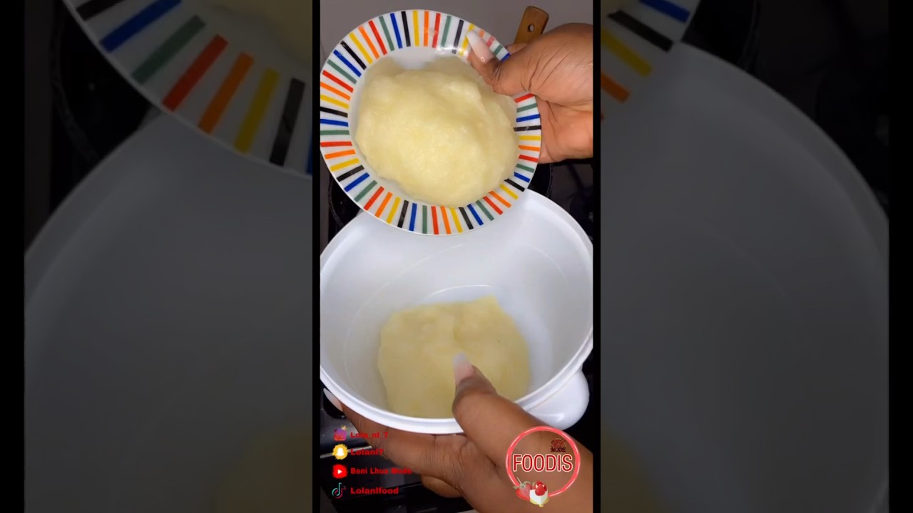 SEMOULE CONGOLAISE FouFou INRATABLE #congolaise🇨🇩 🇨🇬 #recettefacille #recette #semoule