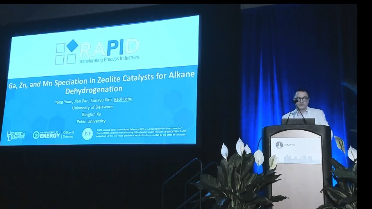 Raul Lobo (Univ of Delaware) keynote presentation at 28th NAM in Providence, RI in June 2023