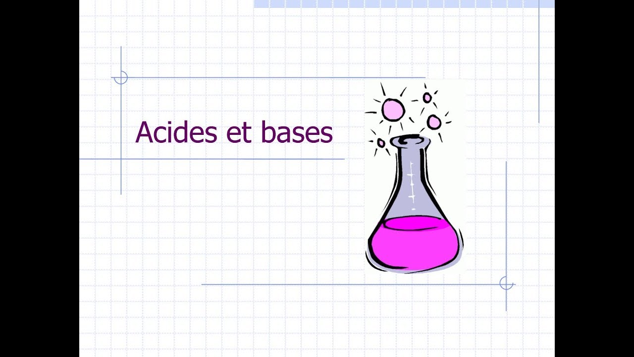 Chimie en solution : Les acides et les bases