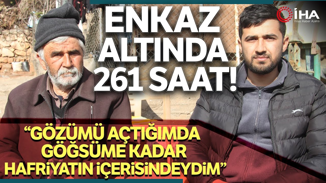 Enkazdaki 261 Saatini Anlattı Saksıdan Çıkardıkları Çiçekleri Yediler