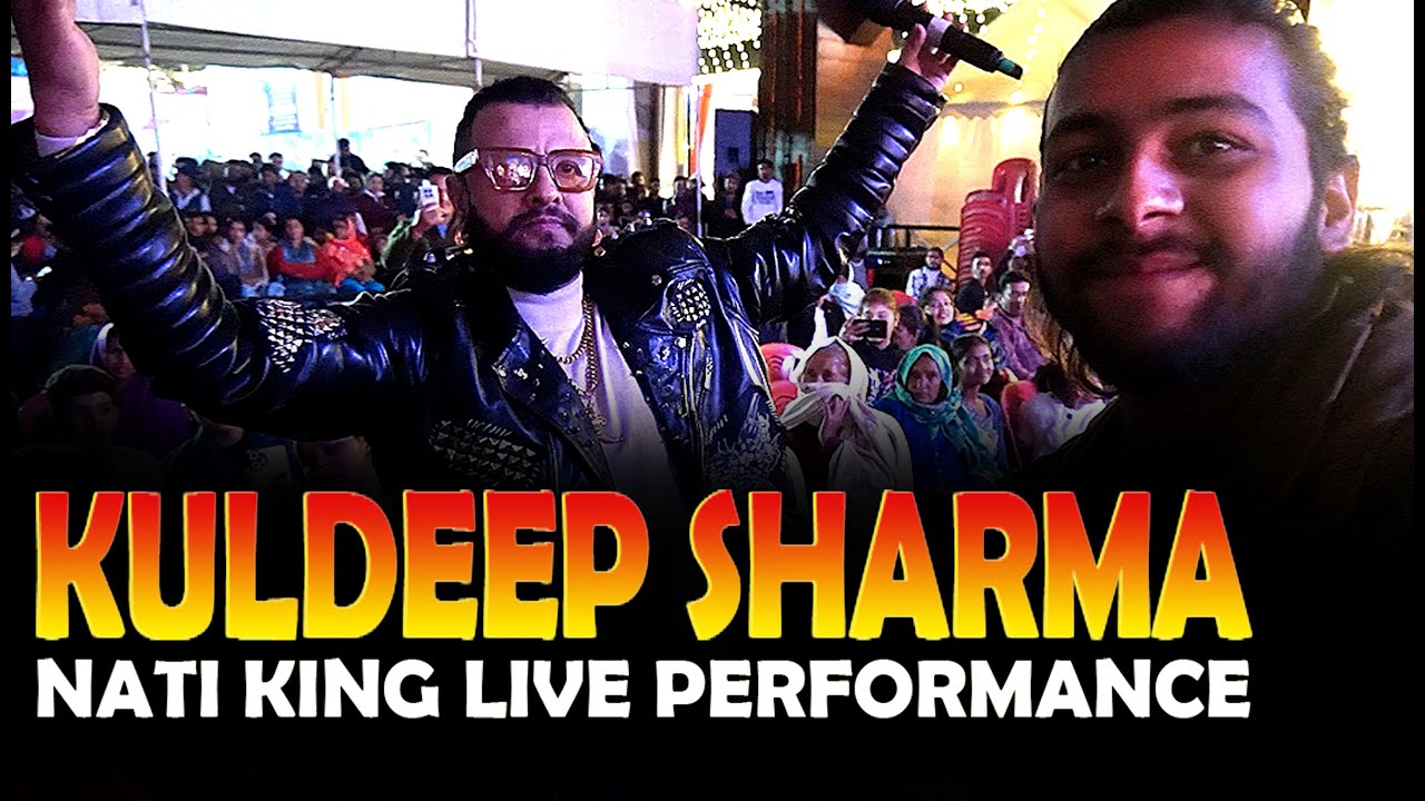 Nati King Kuldeep Sharma Live in Kunjapuri Mela 2025 ✨💗 || Himachali Vibes in Uttarakhand 🏔️ #nati 
