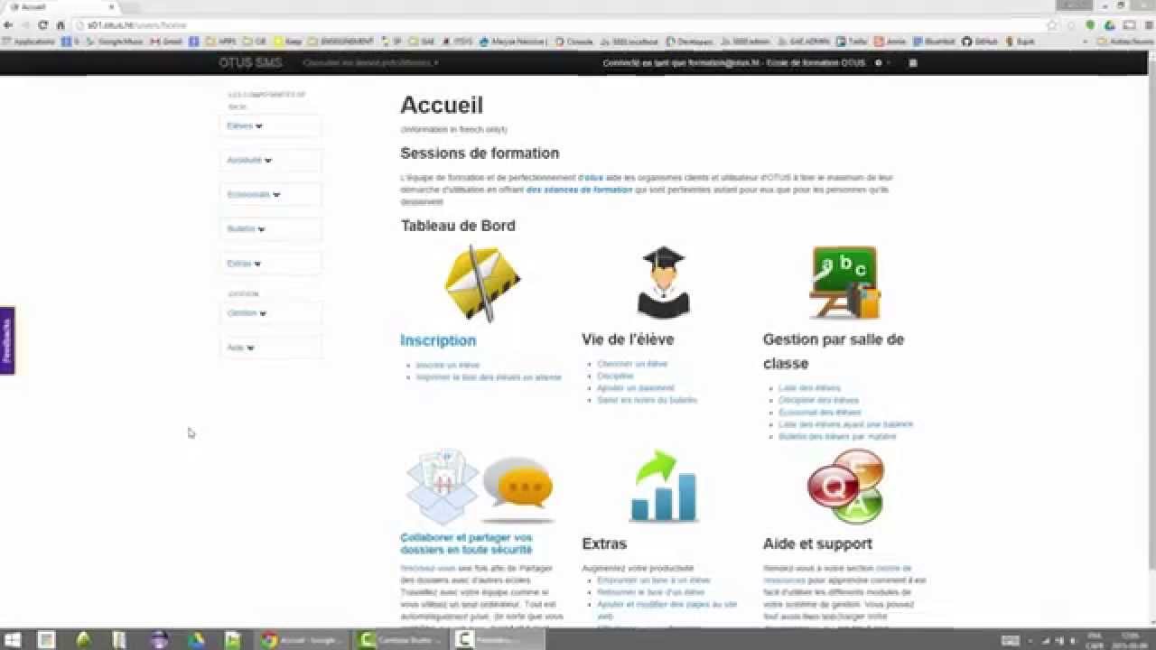 2- L'interface utilisateur