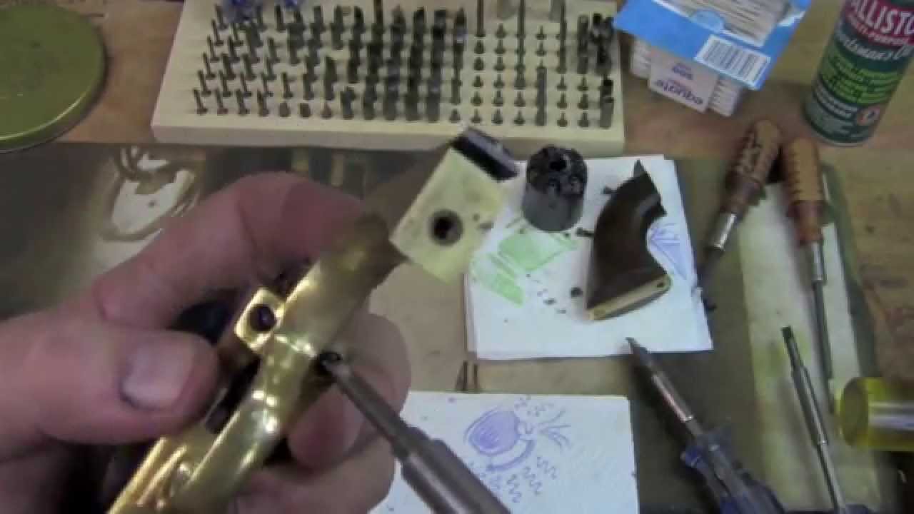 Disassembly and cleaning Colt Cap and Ball Revolvers - Part 2.mov