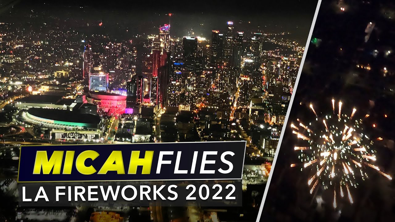 July 4th Fireworks 2022 | Los Angeles Helicopter Flyover