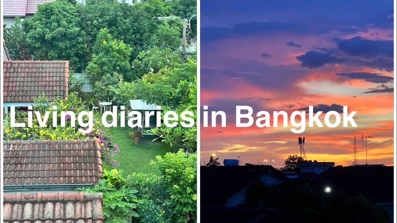 Living in Bangkok 🇹🇭| Finding a new rhythm| Cooking at home 🍚| Slow living 🌿🍒🌺