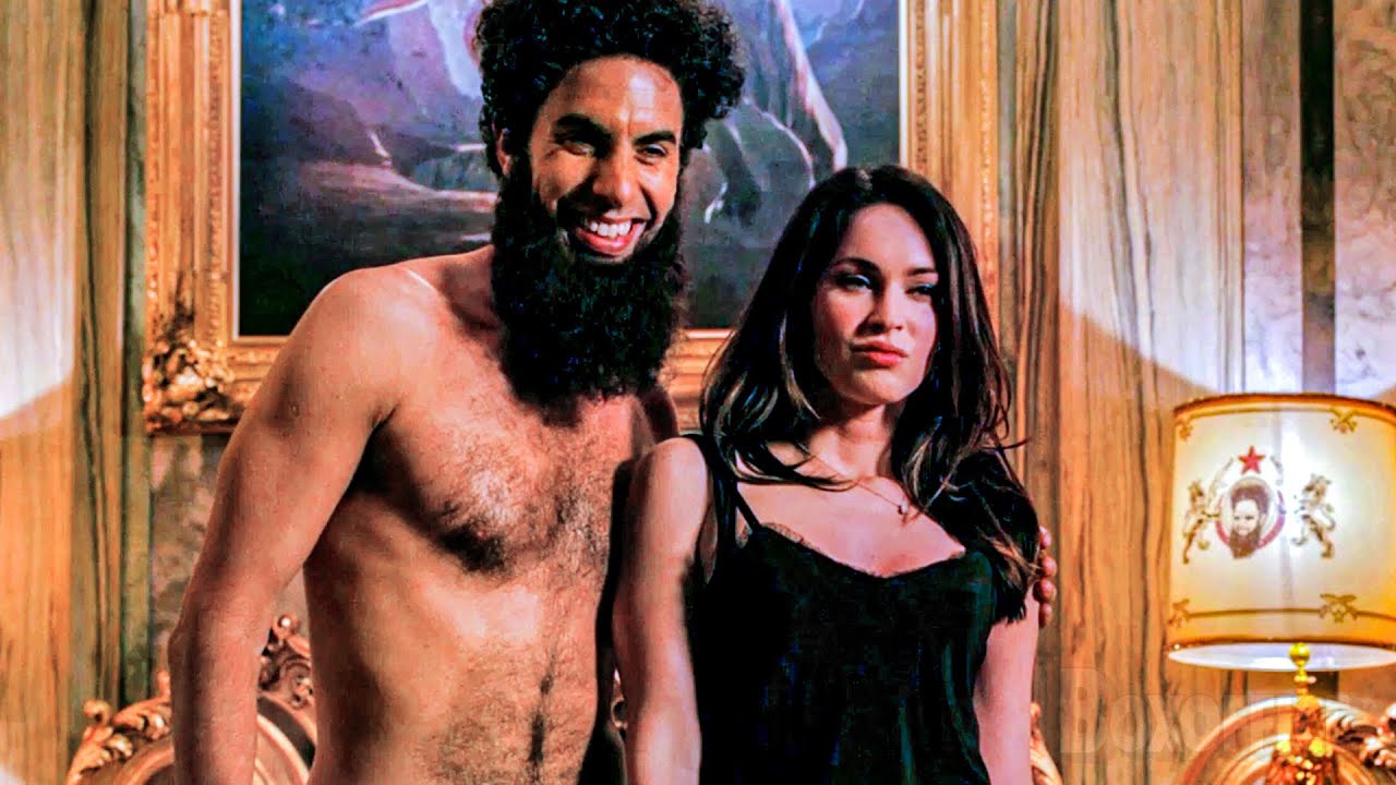 Abrazar a Megan Fox y decir cosas inapropiadas: así es El Dictador en 10 min 🌀 4K