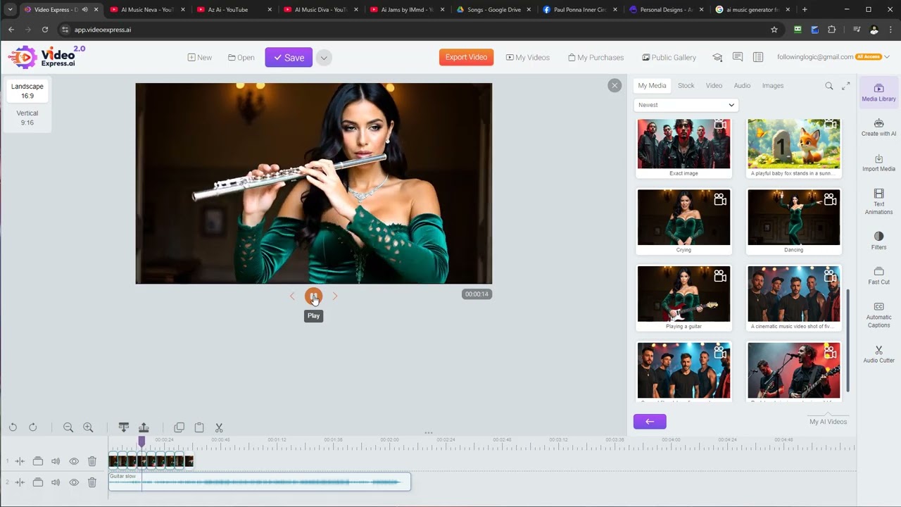 VideoExpress 2.0: How To Make AI Music & Dance Videos