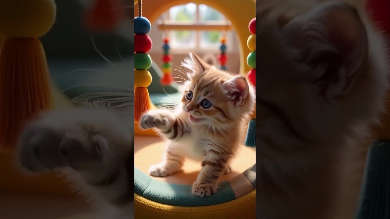 Cute Kittens Having Fun | Relaxing Animal Video