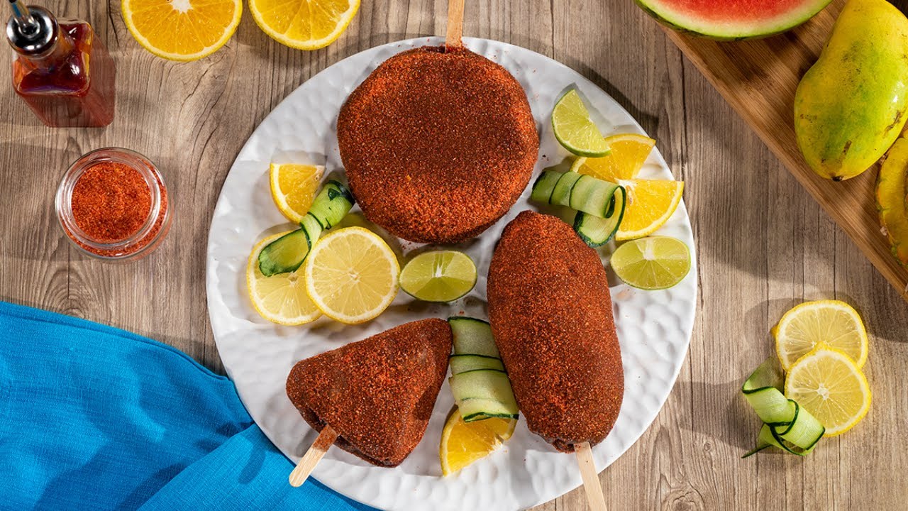 Fruta cubierta con chamoy: sandía, mango y pepino | Recetas Kiwilimón