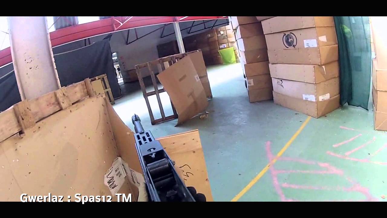 Airsoft Fragmovie. CQB. Spas12, SaS12, 1911 TM & WE, Px4 WE, Double Barrel. (n°132)