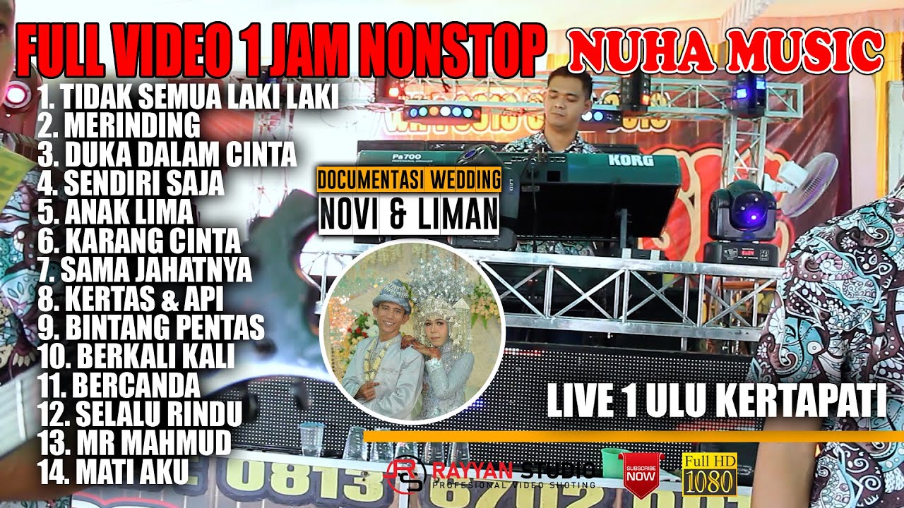 FULL ALBUM NUHA MUSIC LIVE 1 ULU | WD NOVI & LIMAN