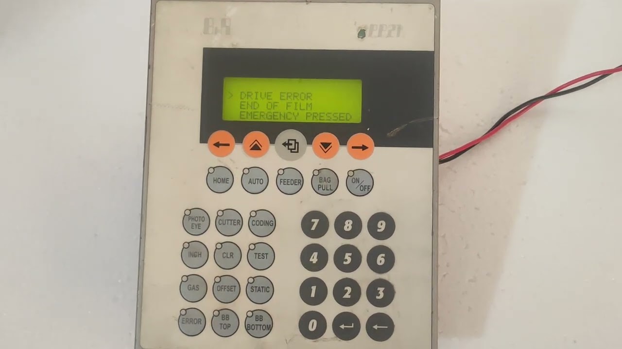 B&R PP21 4P0420.00-490 Power Panel LCD Display (ID: AI-2133)