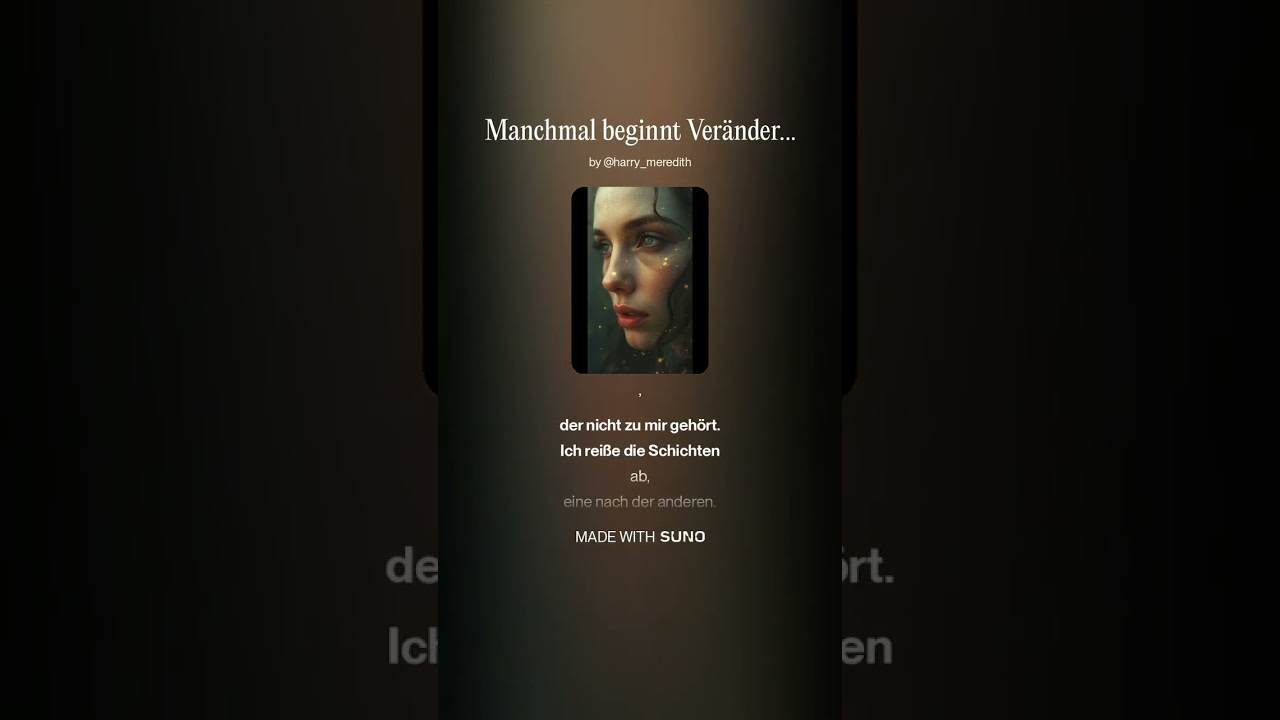 Manchmal beginnt Veränderung leise