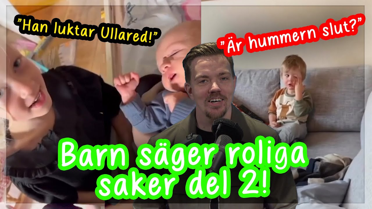 BARN S&Auml;GER ROLIGA SAKER - DEL 2 🗣️😂 - Sveriges Roligaste Barn