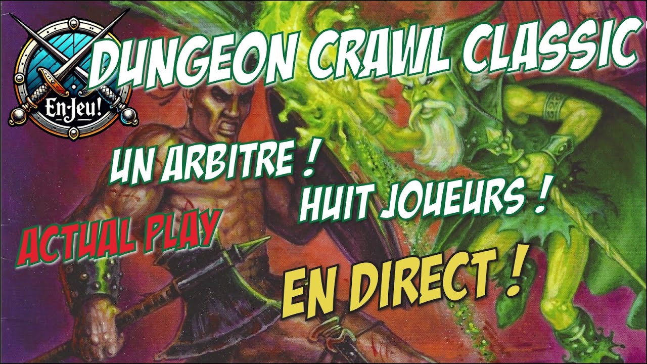 🎲🎲Dungeon Crawl Classic - Actual play - L'enchanteur d'emeraude
