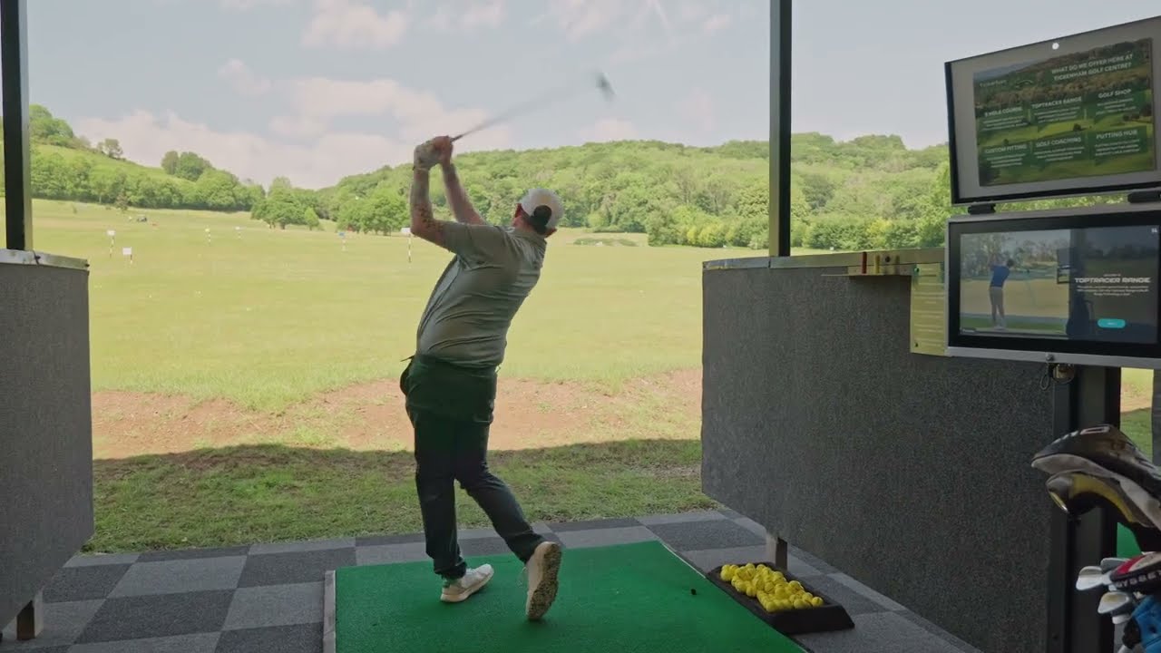 Tour of the Toptracer Driving Range at Tickenham Golf Centre