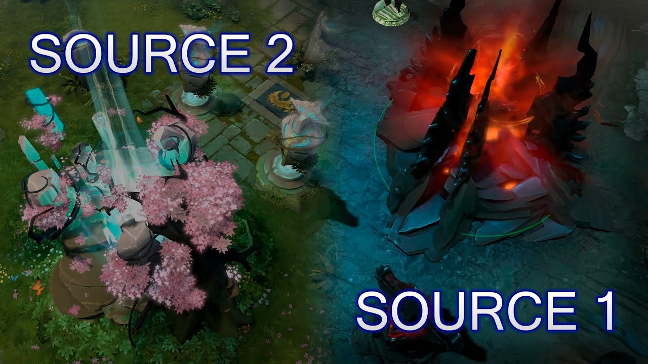 Source 2 and Source 1 comparison &mdash; Dota 2 Reborn update