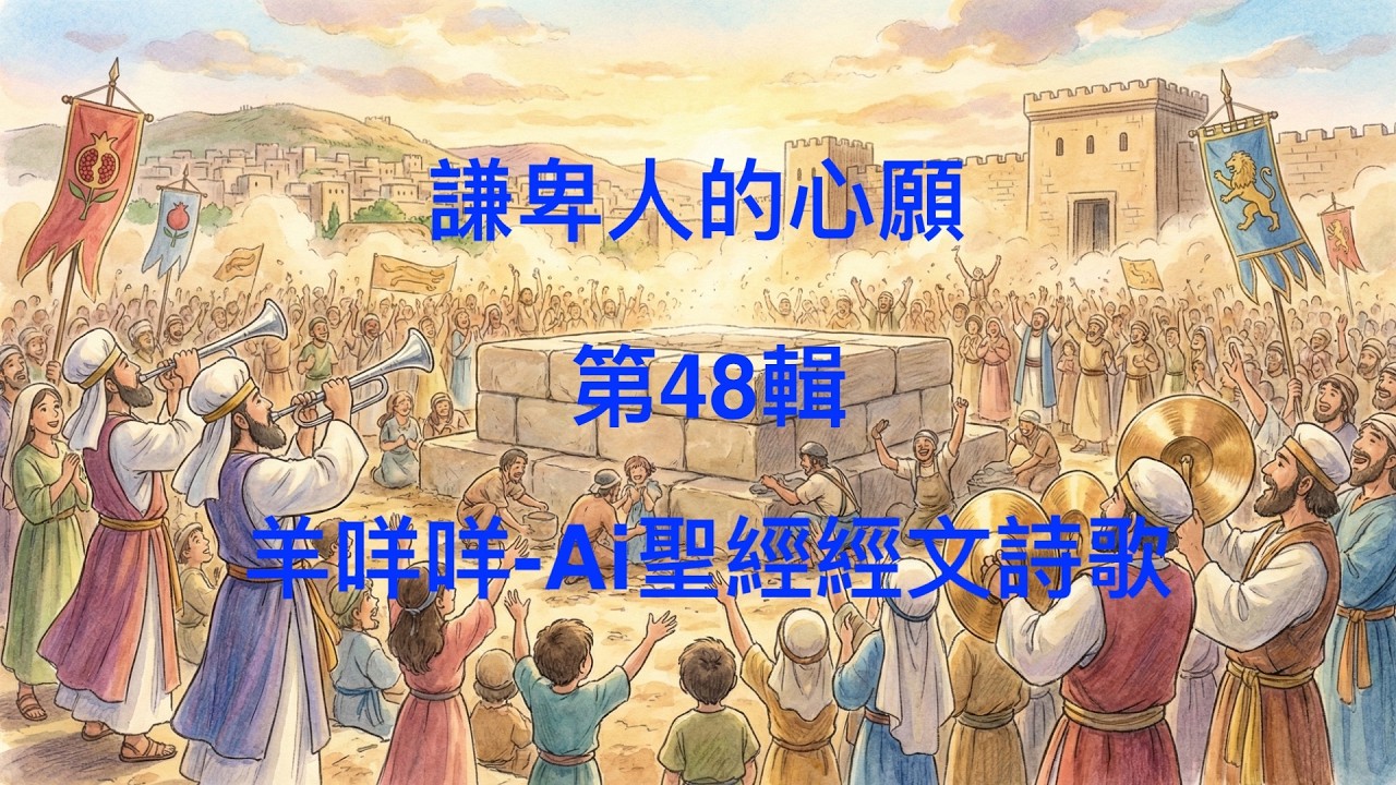 詩歌SSA-48【謙卑人的心願】第48輯〖羊咩咩-Ai聖經經文詩歌工作室〗