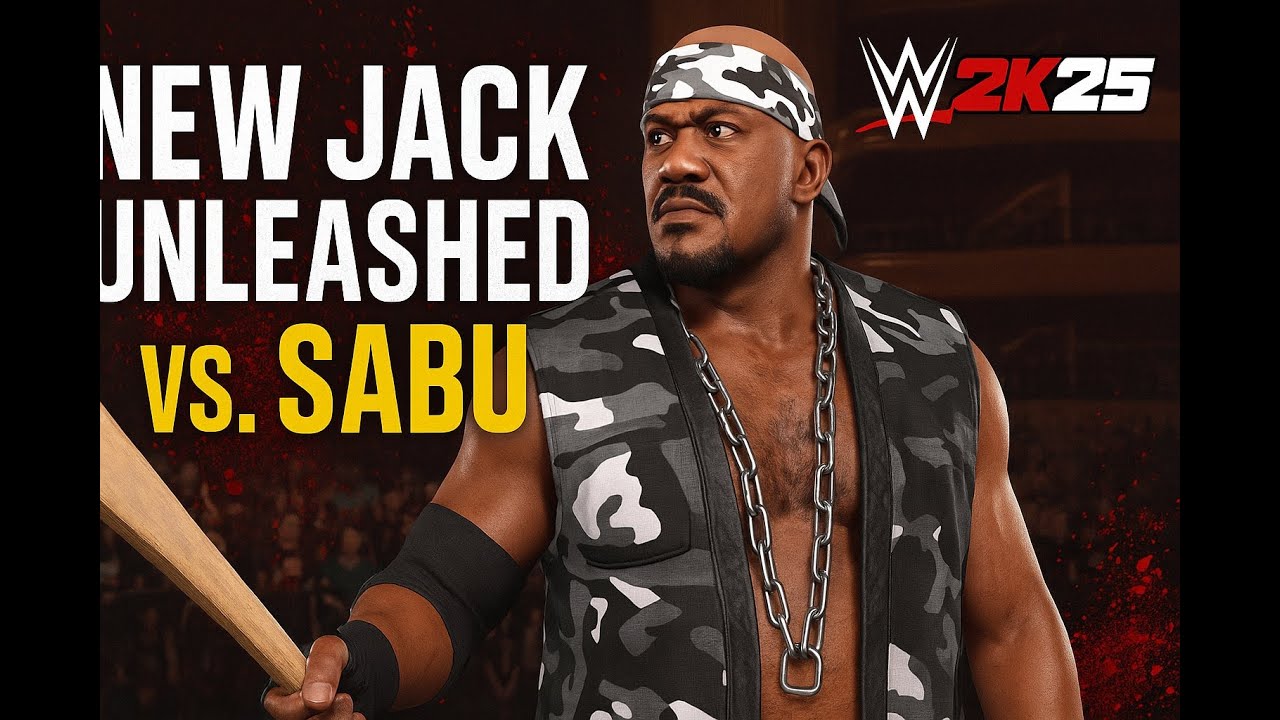 New Jack vs. Sabu in WWE 2K25 – ECW Mayhem with the New DLC!