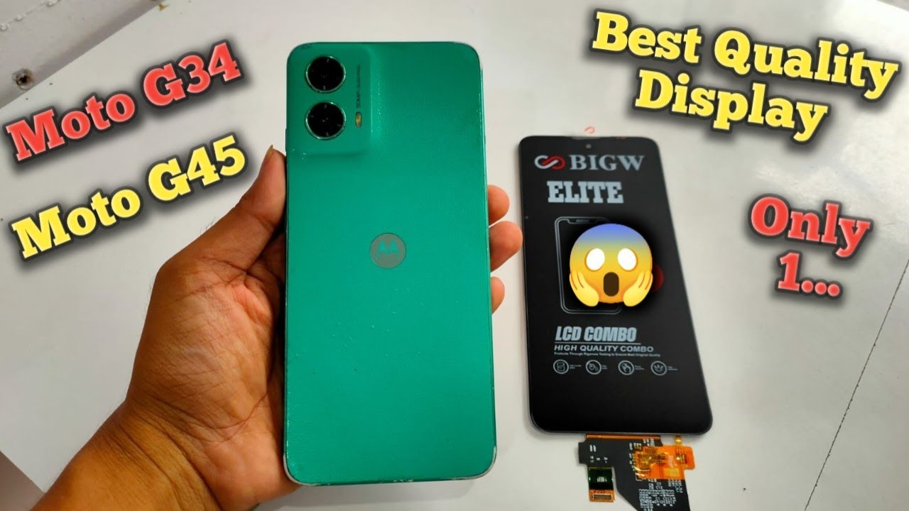 Motorola G34 , G45 Screen Display Replacement || Motorola Mobile Glass Repair || Mobile Repairing 