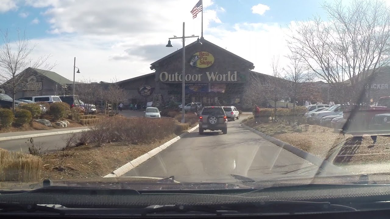 Driving to Bass Pro near Gillette Stadium Foxborough MA