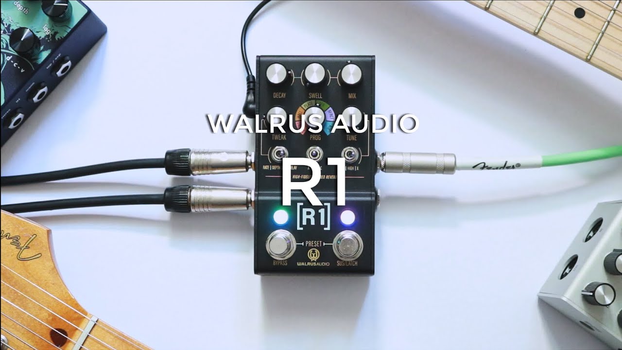 Walrus Audio R1 High Fidelity Reverb (No Talking, Stereo Demo)