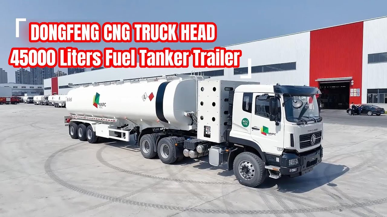 Dongfeng 440HP CNG-Powered Truck | 4160L Cylinder + 45000L Fuel Tanker Trailer | Nigeria NNPC