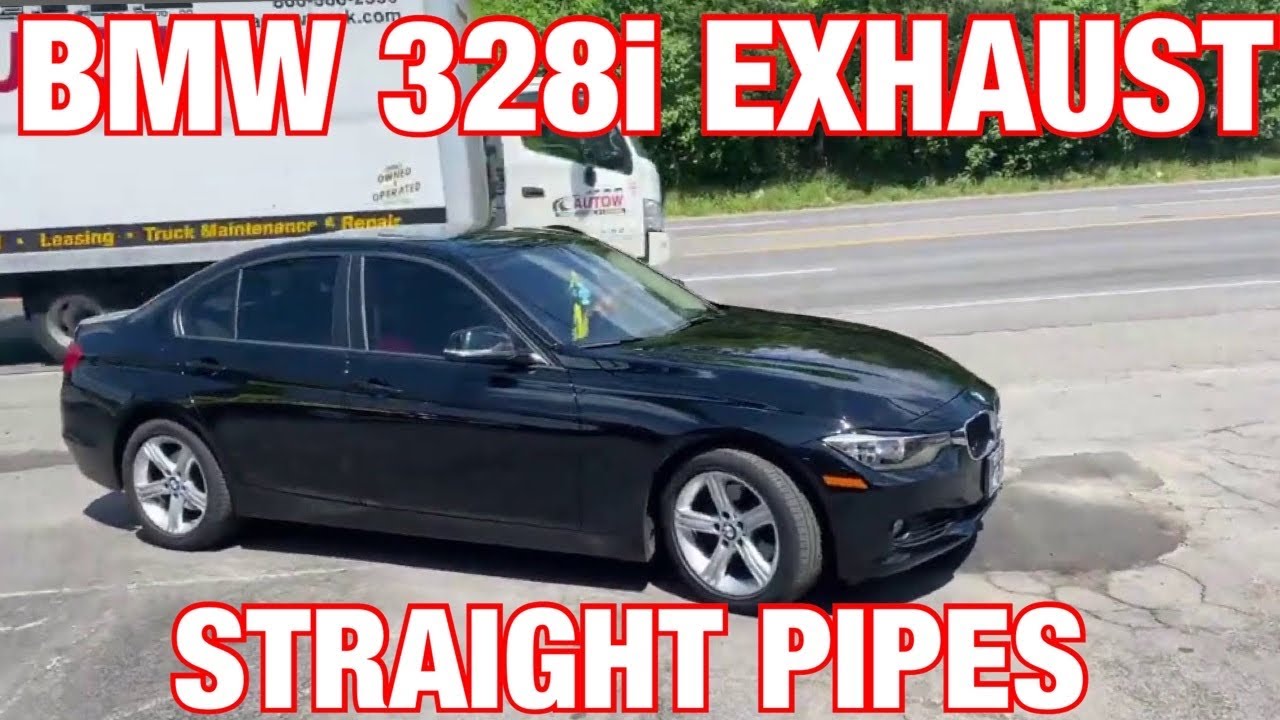 2013 BMW 328i TURBO EXHAUST w/ STRAIGHT PIPES!