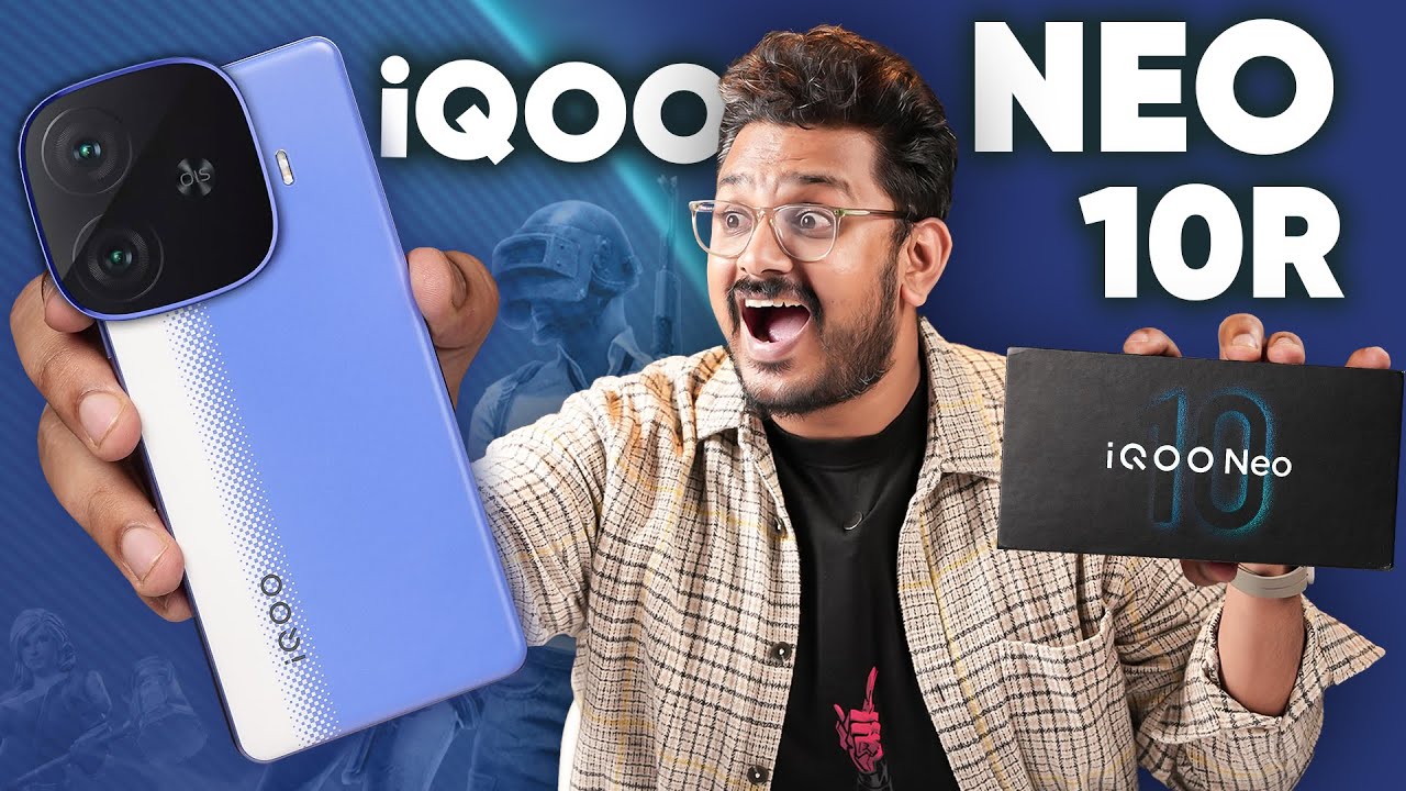 iQOO Neo 10R  Unboxing in ಕನ್ನಡ⚡️Snapdragon® 8s Gen 3, 144Hz, 90FPS Gaming, 6,400mAh+80W @ ₹24,999