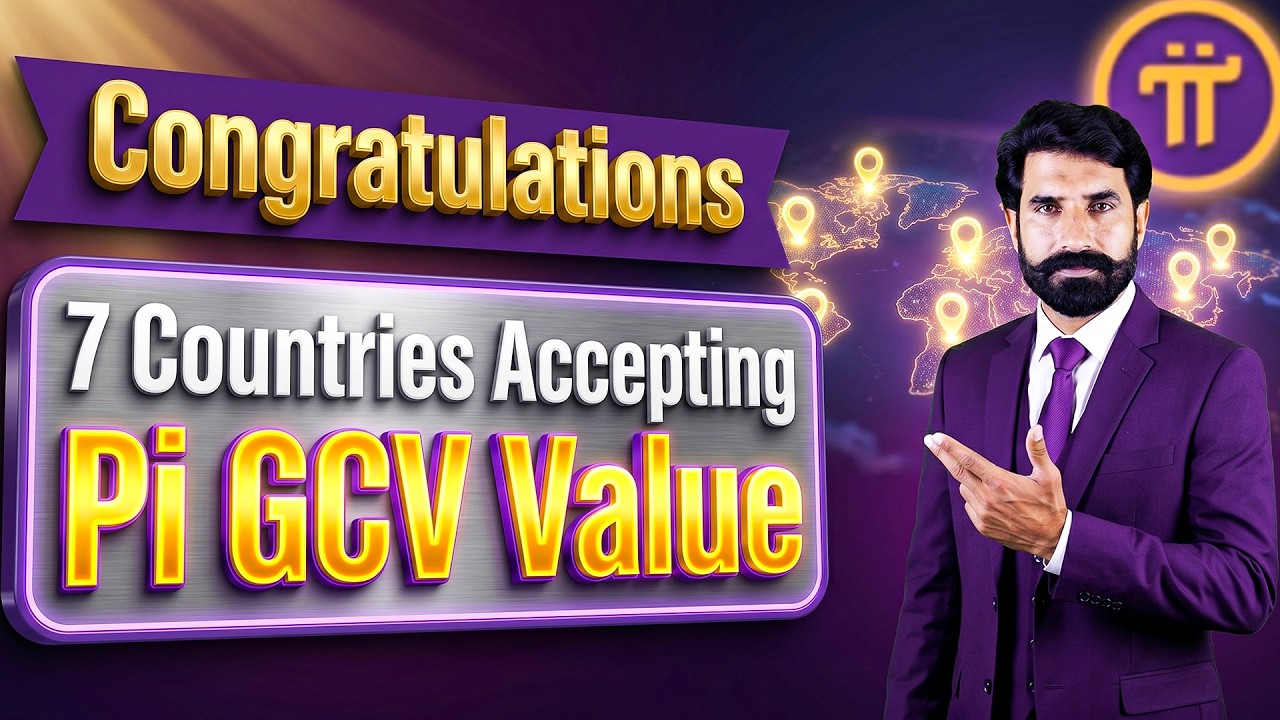 7 Countries Accepting Pi GCV Value | Pi Coin GCV Update | Pi Network GCV Update | Albarizon Crypto