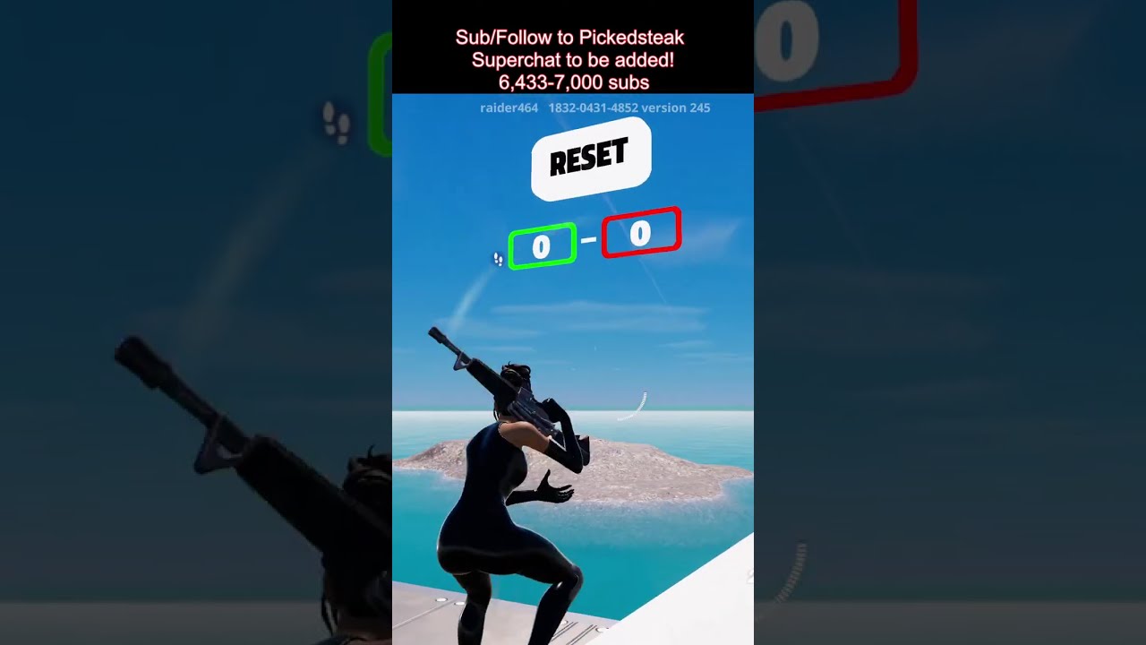 Just a girl playing Fortnite