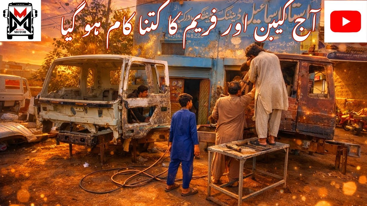 How much work was done on the cabin and frame today?