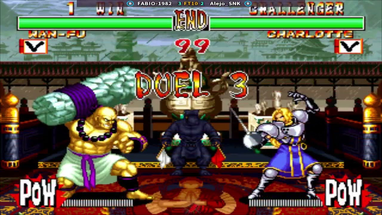 Samurai Shodown II  FABIO-1982 (BR) Vs Alejo_SNK (CO) || Play Date 16 Jan 26