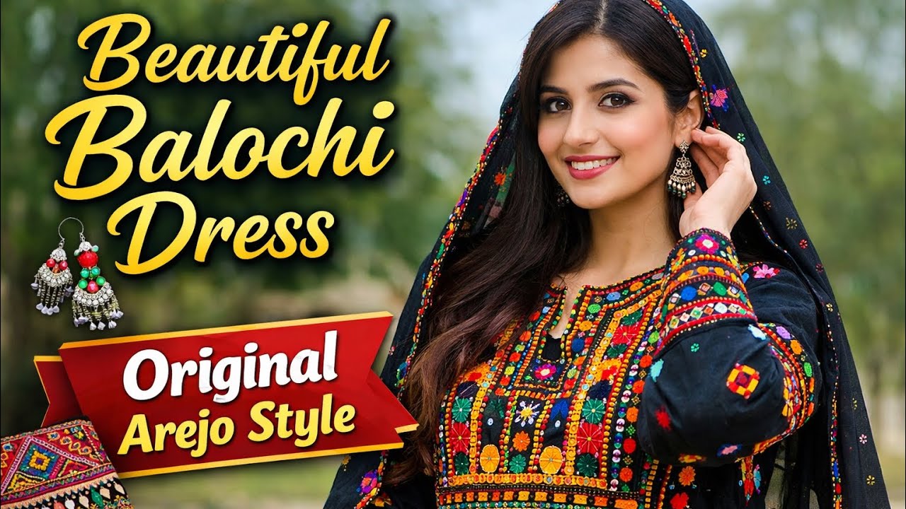 🔥 Beautiful Balochi Dress | Original Balochi Arejo Dress Vlog | Pakistani Culture