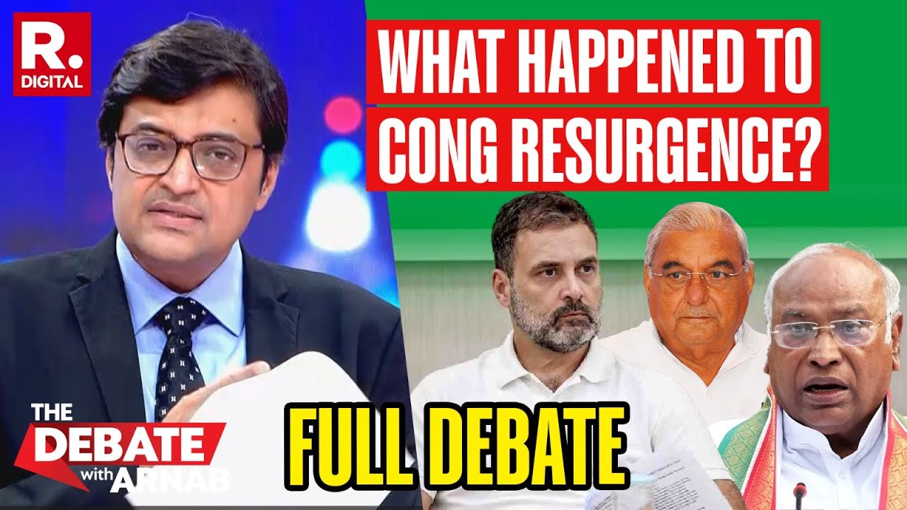 The Debate With Arnab: Has Nation Rejected Congress' Caste Politics Narrative?