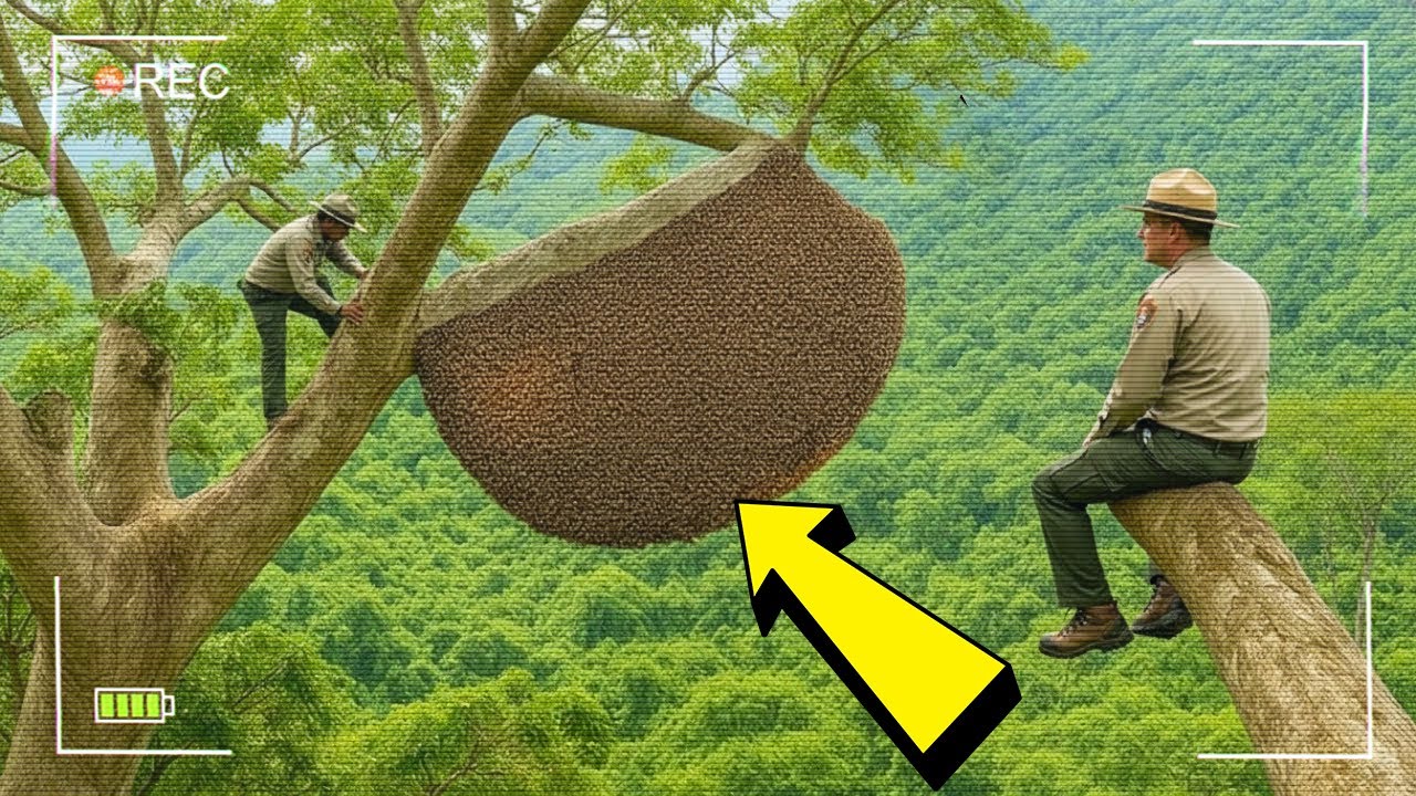 Wanderer Findet Seltsamen Bienenstock, Ranger Wird Blass Als Er Erkennt Was Es Wirklich Ist